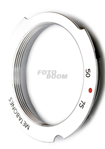 L39 Lens (50-75mm) a cuerpo Leica M Lens con adaptador 6-Bit
