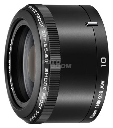 10mm f/2,8 AW Nikon1 Negra