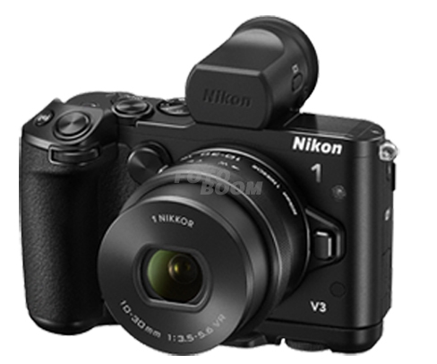 V3 Nikon1 Negra + 10-30mm VR PD Zoom + GR-N1010 + DF-N1000