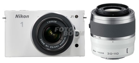 J1 Nikon1 Blanca + 10-30mm VR + 30-110mm VR