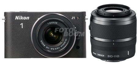 J1 Nikon1 Negra + 10-30mm VR + 30-110mm VR