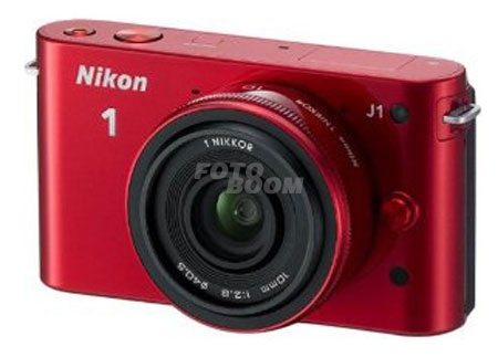 J1 Nikon1 Rojo + 10mm VR Pancake