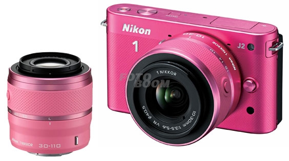 J2 Nikon1 Rosa + 10-30mm VR + 30-110mm VR