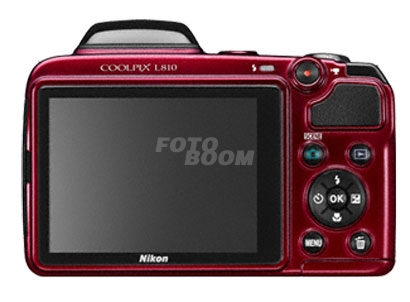 L-810 Coolpix Rojo