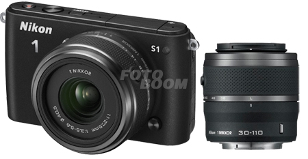 S1 Nikon Negra + 11-27,5mm + 30-110mm