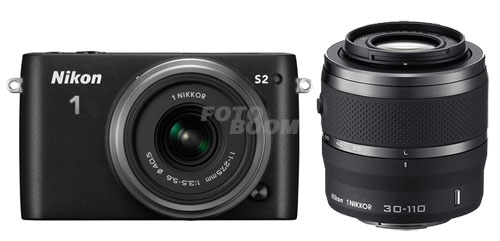 S2 Nikon Negra + 11-27,5mm + 30-110mm