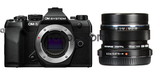OM-5 II Negra + 12mm f/2.0 Negro