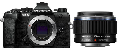 OM-5 II Negra + 25mm f/1.8 Negro II