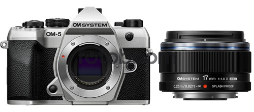 OM-5 II Plata + 17mm f/1.8 Negro II