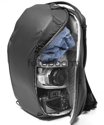 Everyday Backpack Zip 20L V2 (Negro) con Packable Tote Bonificacion PEAK DESIGN
