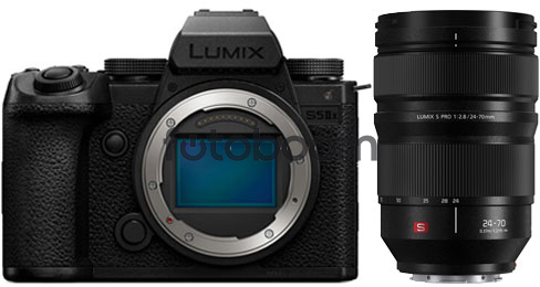 LUMIX S5M2X + 24-70mm f/2.8 S Pro con 800E Descuento Directo PANASONIC