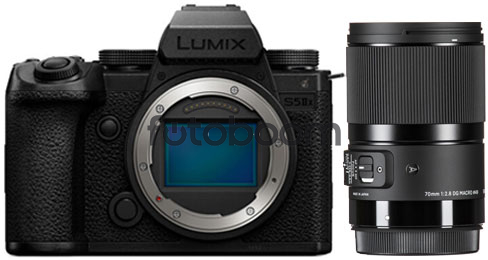 LUMIX S5M2X + 70mm f/2.8 AF DG MACRO (A) Leica L con 300E Bonificacion PANASONIC