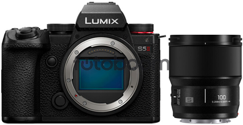 LUMIX S5M2 + 100mm f/2.8 Macro Leica L con 400E Descuento Directo PANASONIC