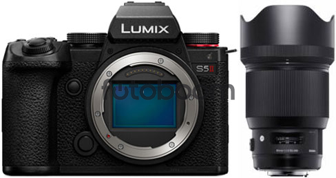 LUMIX S5M2 + 85mm f/1.4 DG AF HSM (A) Leica L con 400E Bonificacion PANASONIC