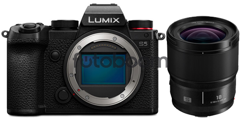LUMIX S5 + 18mm f/1.8 S con 200E Bonificacion PANASONIC