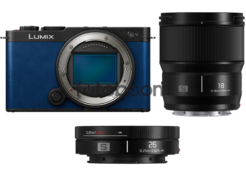 LUMIX S9 + 18mm f/1.8 S Azul + 26mm f/8 S Bonificacion LUMIX