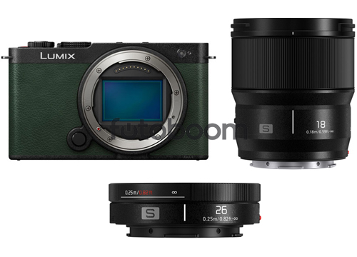 LUMIX S9 + 18mm f/1.8 S Verde + 26mm f/8 S Bonificacion LUMIX