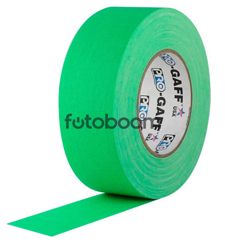 Cinta Gaffer 48mm x 22,8m (Verde Fluorescente)