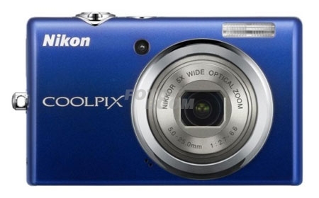 S-570 Coolpix Azul+ SD-2GB + Estuche Nikon