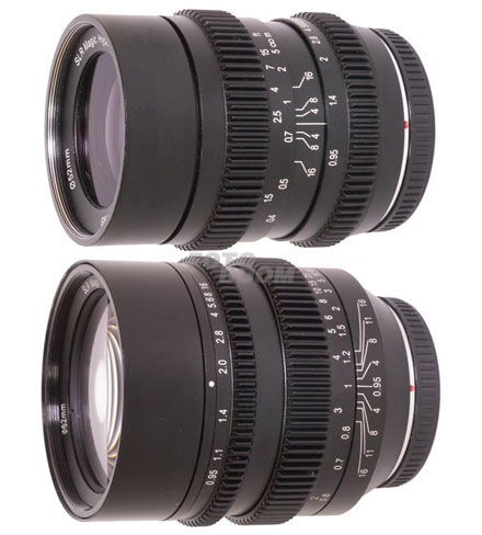 Kit 2 lentes 25mm f/0,95 + 50mm t/0,95 Micro 4/3