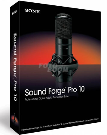 Sound Forge 10 BOX Software Caja
