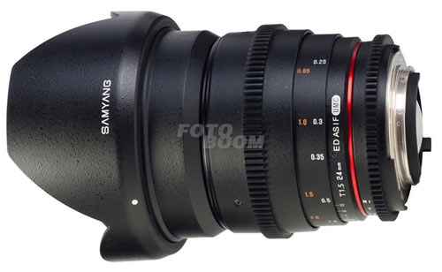24mm t/1.5 VDSLR II para vídeo Canon M