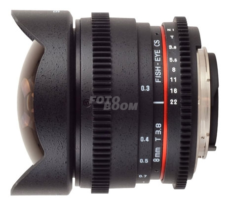 8mm T3,8 VDSLR CSII Canon