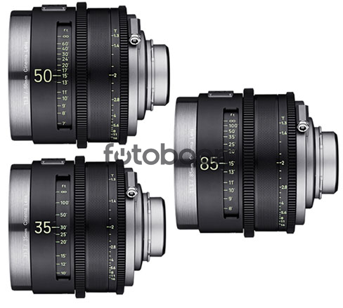KIT XEEN MEISTER 35mm/50mm/85mm (Full Frame, Canon EF)