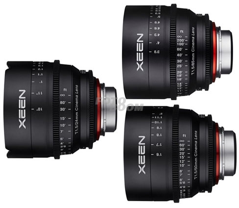 KIT XEEN 24mm/50mm/85mm Nikon