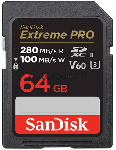 Secure Digital EXTREME PRO SDXC 64GB V60 280MB/s