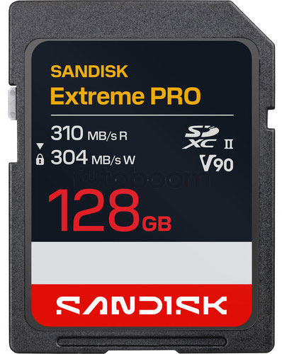 Secure Digital Extreme PRO SDXC 128GB V90 304MB/s