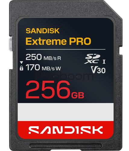 Secure Digital EXTREME PRO SDXC 256GB V30 250MB/s