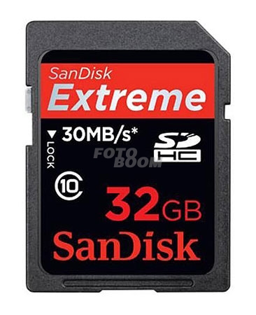 Secure Digital EXTREME SDHC 30Mb/s 32GB