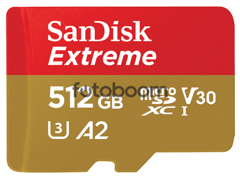 Micro SDXC EXTREME 512GB V30 190Mb/s + Adaptador SD
