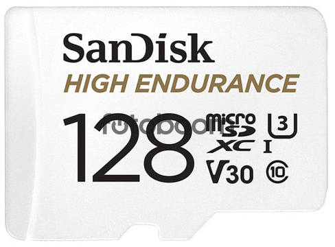 Micro SDXC HIGH ENDURANCE 128GB V30 100 Mb/s