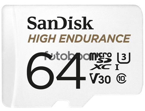 Micro SDXC HIGH ENDURANCE 64GB V30 100 Mb/s