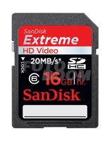 Secure Digital EXTREME III SDHC 20Mb/s 16GB