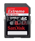 Secure Digital EXTREME III SDHC 20Mb/s 8Gb