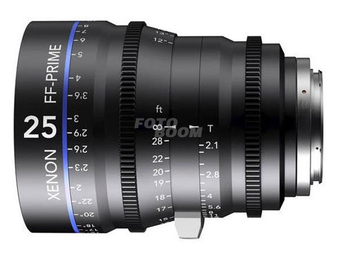25mm f/2,1 Xenon FF-Prime Montura Nikon F