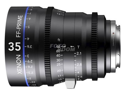 35mm f/2.1 Xenon FF-Prime Montura Canon EF