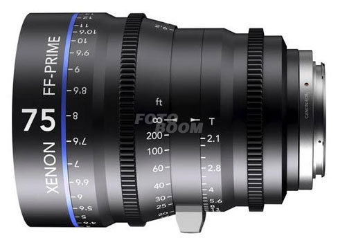 75mm f/2.1 Xenon FF-Prime Montura Canon EF