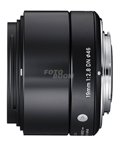 19mm f/2,8 DN (A) Sony Negro