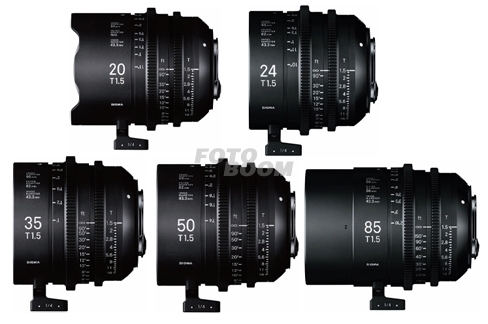 Kit 20mm/24mm/35mm/50mm/85mm Canon Iluminado + Maleta PMC002