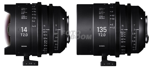Kit 2 Lentes 14mm t/2 FF FL + 135mm t/2 FF FL Canon + Maleta PMC003