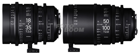 Kit 2 lentes 18-35mm T/2 FL + 50-100mm T/2 FL Sony E + Maleta PMC001