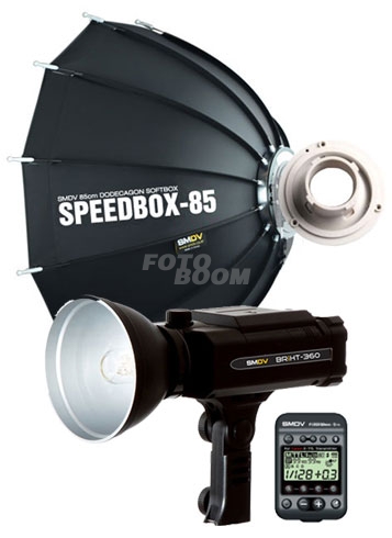 Briht 360 + Speedbox 85 + FlashWave 5TX Canon