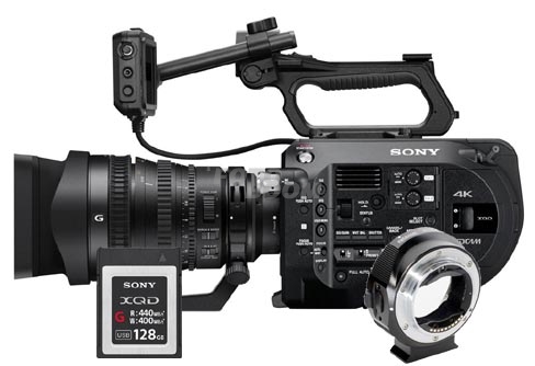 PXW-FS7 + 28-135mm + XQD-120Gb + Metabones Canon EF-SB