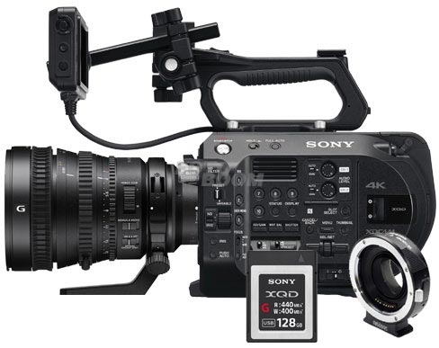 PXW-FS7M2 + 28-135mm + XQD-120Gb + Metabones Canon EF-SBU