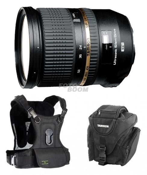 24-70mm f/2,8 Di VC USD Nikon + Arnés 600CCV + Estuche