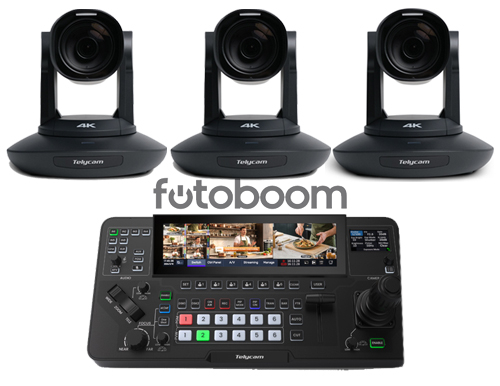 Kit 3x Visión+ 4KN 30x Negro + Mix One